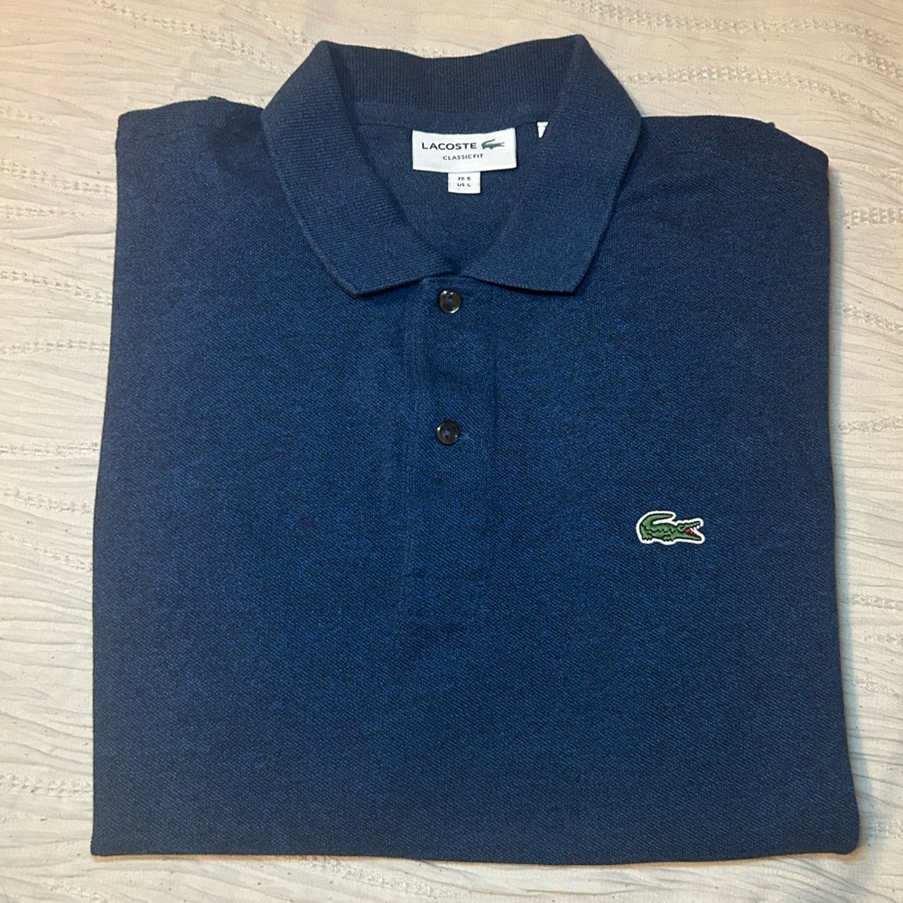 Lacoste Men's Dark Blue Polo Shirt